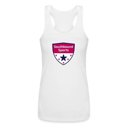 Southbound Sports Crest Logo - Women’s Performance Racerback Tank Top