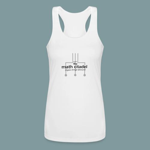 Abstract Math Citadel - Women’s Performance Racerback Tank Top