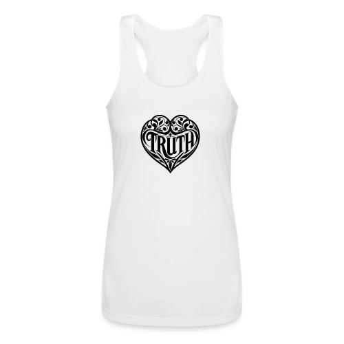 TRUTH in HEART - Women’s Performance Racerback Tank Top