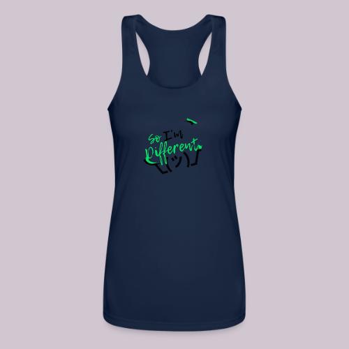 I m different - Women’s Performance Racerback Tank Top