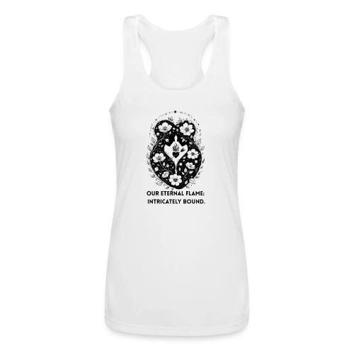 Eternal Flame of Embrace T-Shirt - Women’s Performance Racerback Tank Top