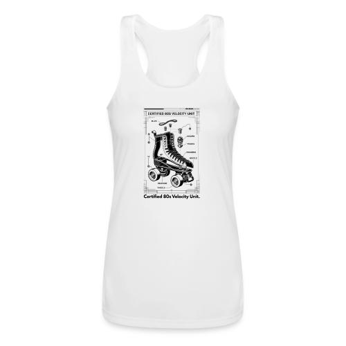 Retro Roller Skate T-Shirt - Women’s Performance Racerback Tank Top