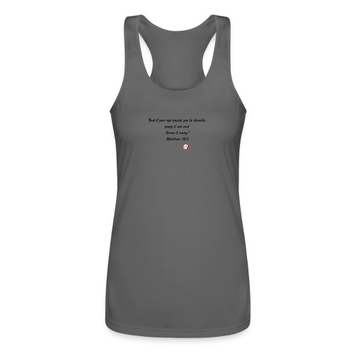 Gouge Out Them Eyes - Women’s Performance Racerback Tank Top