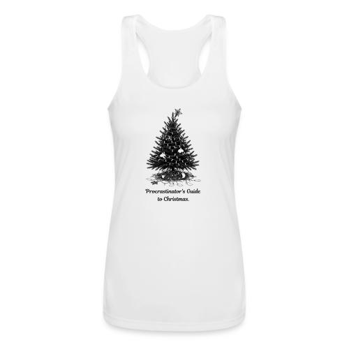 Procrastinator's Guide Christmas T-Shirt - Women’s Performance Racerback Tank Top