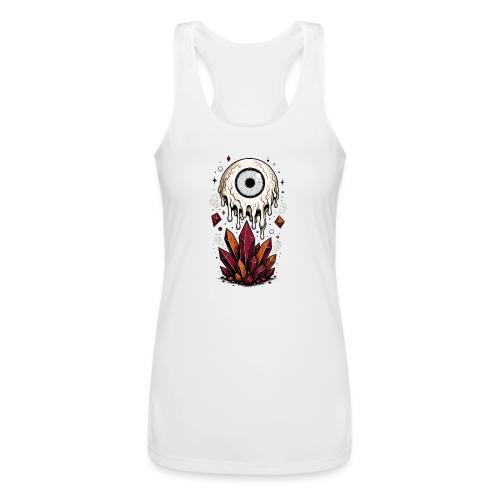 Melting Eyeball - Women’s Performance Racerback Tank Top