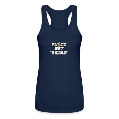 Official FuscoBet Logo - Women’s Performance Racerback Tank Top