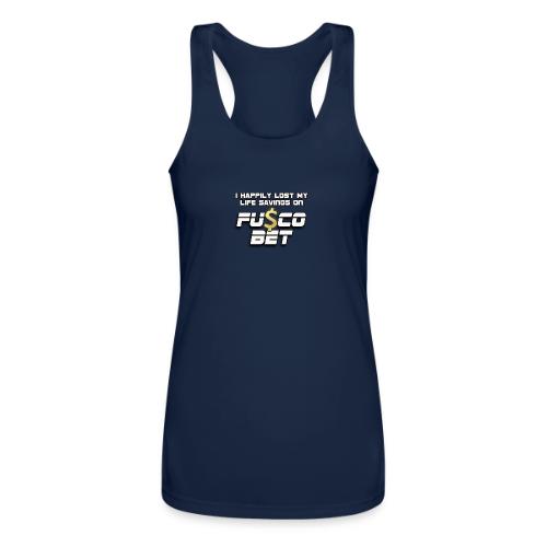 I LOST ON FUSCOBET - Women’s Performance Racerback Tank Top