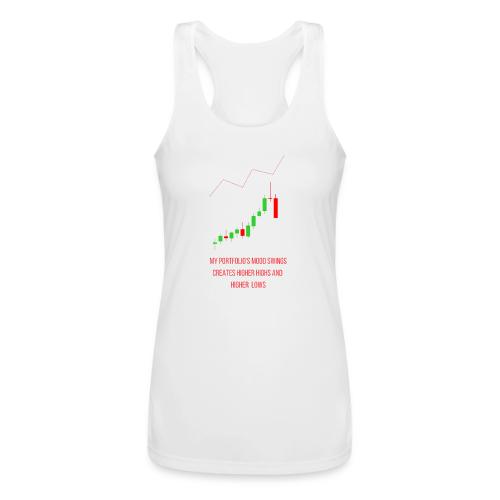 Technical Analysis Trading T-Shirt| Sarcastic - Women’s Performance Racerback Tank Top