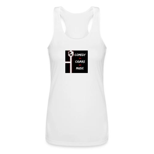 Comedy Cigars Music - Women’s Performance Racerback Tank Top