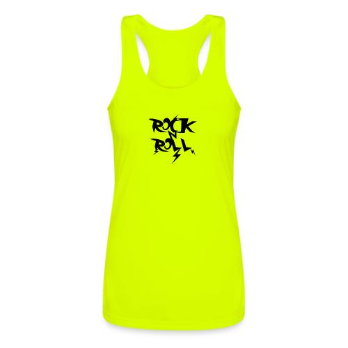 rocknroll - Women’s Performance Racerback Tank Top