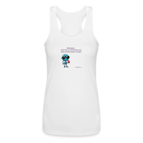 Smoon City 11_Here for the tea - Women’s Performance Racerback Tank Top