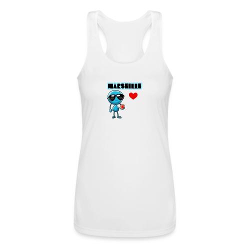 Smoon City_Marseille - Women’s Performance Racerback Tank Top