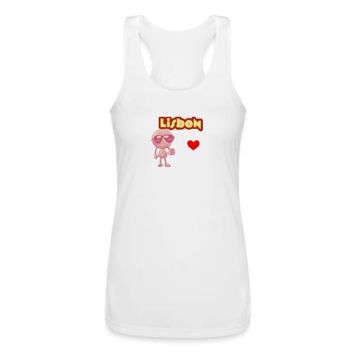 Smoon City_Lisbon - Women’s Performance Racerback Tank Top