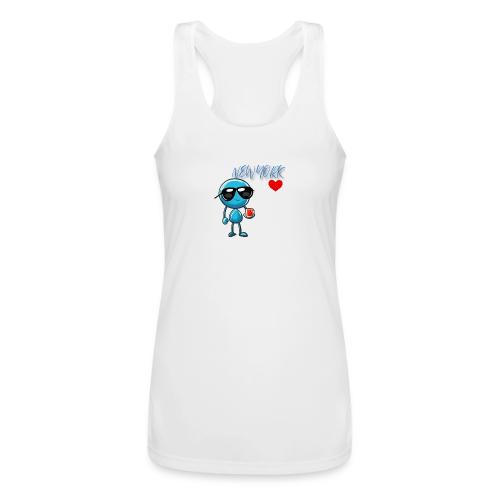 Smoon City_New York - Women’s Performance Racerback Tank Top