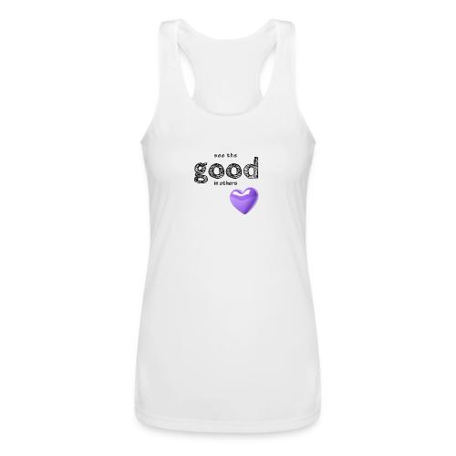 Smoon City_See the Good in Others - Women’s Performance Racerback Tank Top