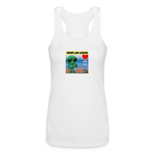 Smoon City_Turks and Caicos - Women’s Performance Racerback Tank Top