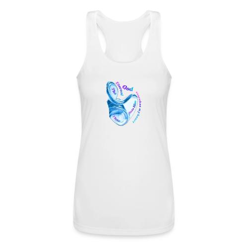 The Eternal God Psalm 11 - Women’s Performance Racerback Tank Top