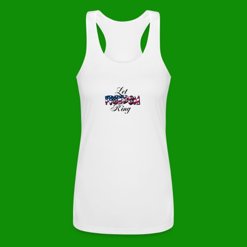 Let Freedom Ring - Women’s Performance Racerback Tank Top