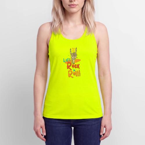 Let's Rock and Roll - Women’s Performance Racerback Tank Top