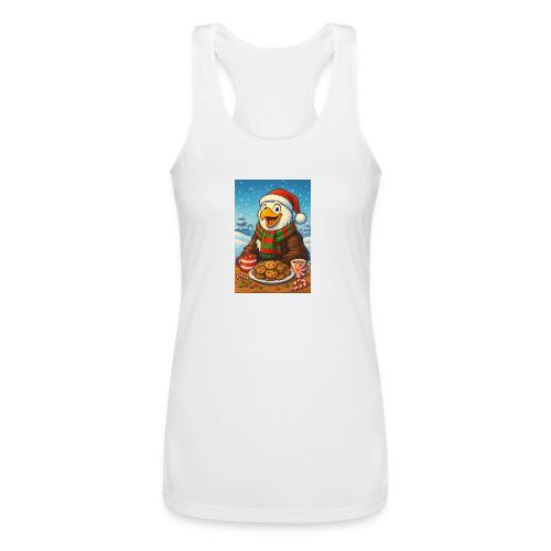 Christmas taw eagle - Women’s Performance Racerback Tank Top