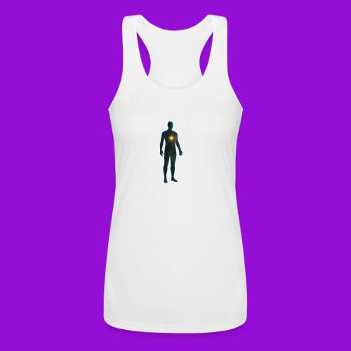 Glowing Chest Personl - Women’s Performance Racerback Tank Top