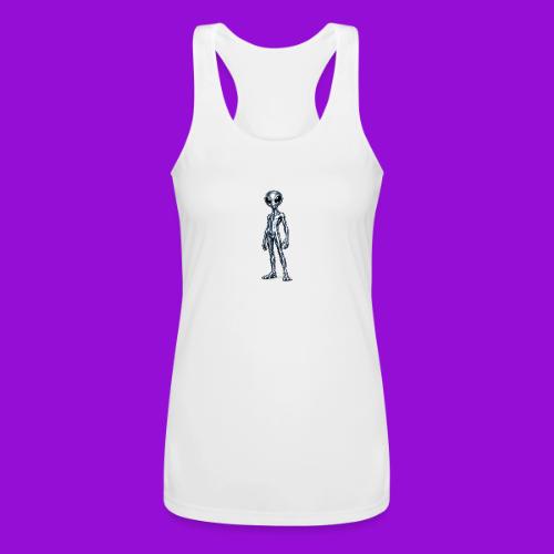 Silver Alien - Women’s Performance Racerback Tank Top