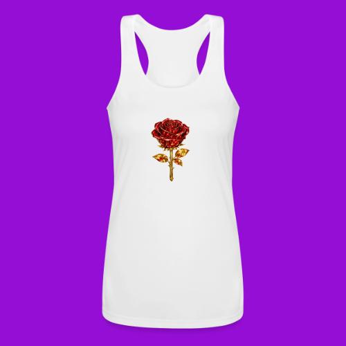 Golden Rose - Women’s Performance Racerback Tank Top