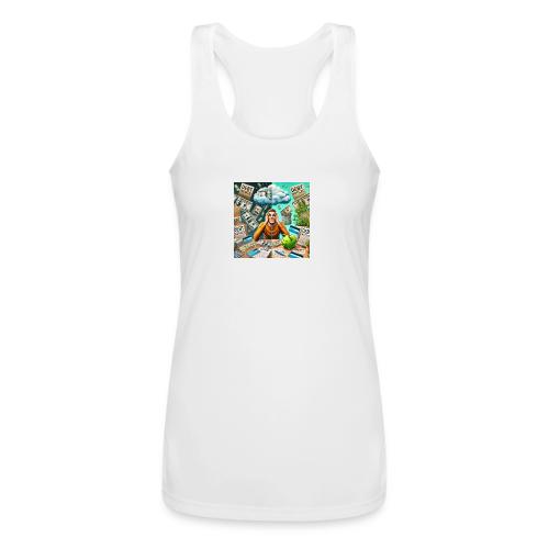 DALLE 2025 09 13 15 58 23 A conceptual illus - Women’s Performance Racerback Tank Top