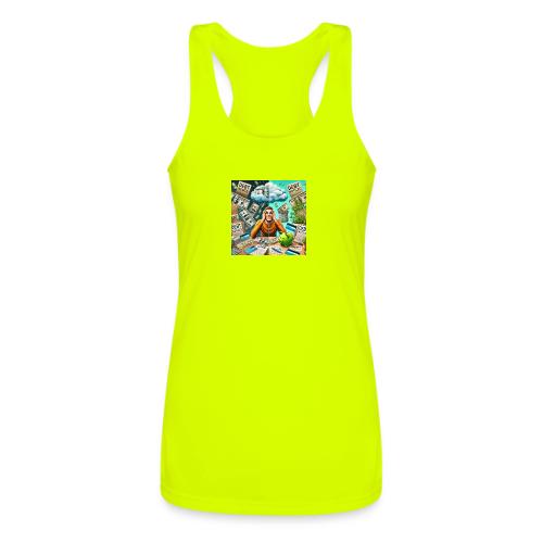 DALLE 2025 09 13 15 58 23 A conceptual illus - Women’s Performance Racerback Tank Top