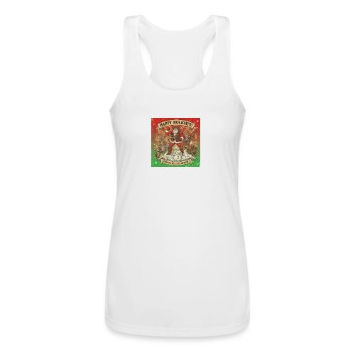 taw santa - Women’s Performance Racerback Tank Top