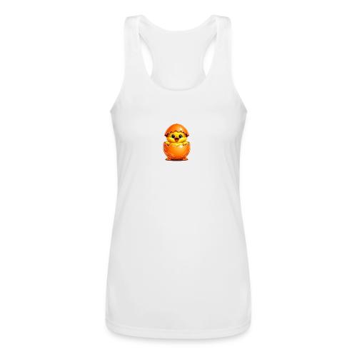 Easter Chick Orange - Women’s Performance Racerback Tank Top