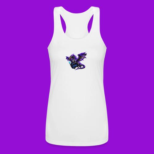 Neon Dragon and Battle Mage - Women’s Performance Racerback Tank Top