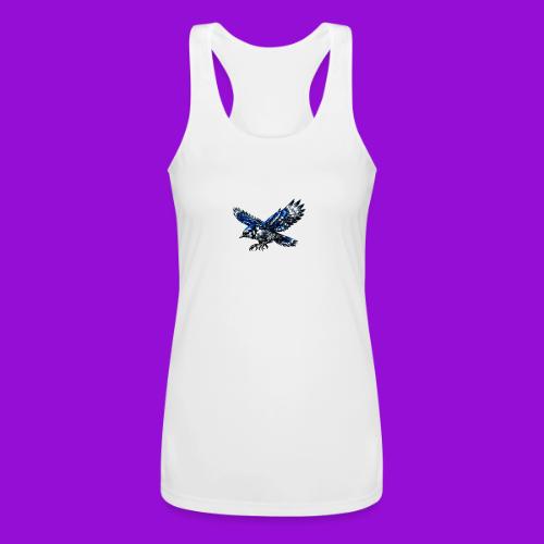 Silver Blue Jay Dive - Women’s Performance Racerback Tank Top