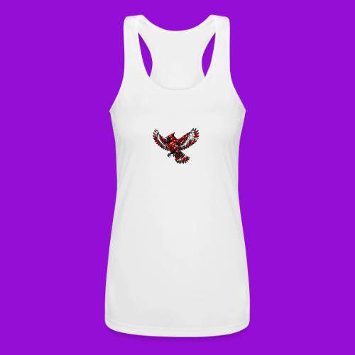 Silver Cardinal in Flight - Women’s Performance Racerback Tank Top
