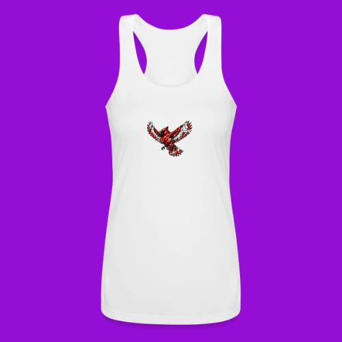 Cardinal in Flight - Women’s Performance Racerback Tank Top