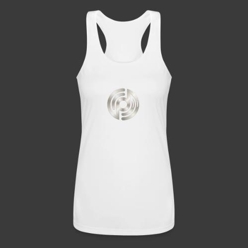 Open Musicians Collective Chrome Logo - Women’s Performance Racerback Tank Top
