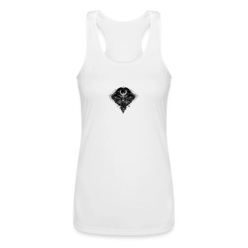Crescent Moth - Women’s Performance Racerback Tank Top