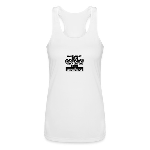 Anger Issues - Women’s Performance Racerback Tank Top