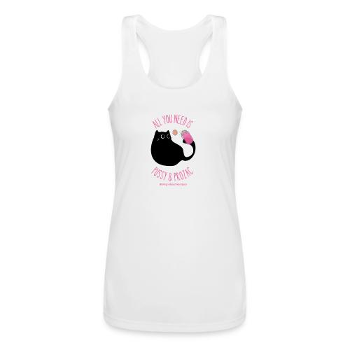 All You Need Is . . . - Women’s Performance Racerback Tank Top