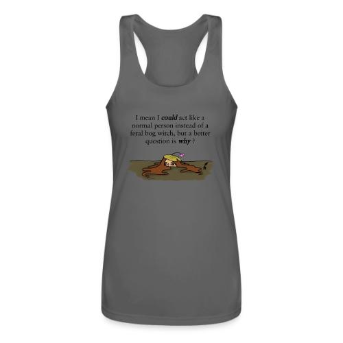 Feral Bog Witch - Women’s Performance Racerback Tank Top