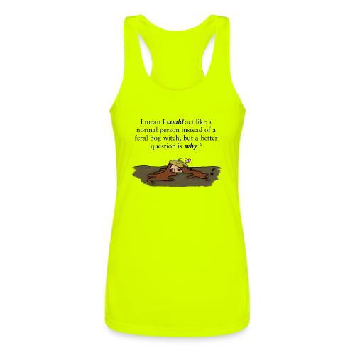 Feral Bog Witch - Women’s Performance Racerback Tank Top
