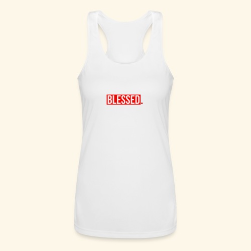 Blessed - Women’s Performance Racerback Tank Top