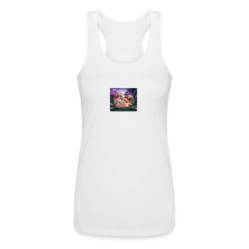 Wolfs with Indian - Women’s Performance Racerback Tank Top