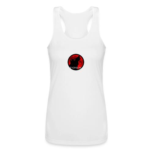 Larger Logo - Women’s Performance Racerback Tank Top