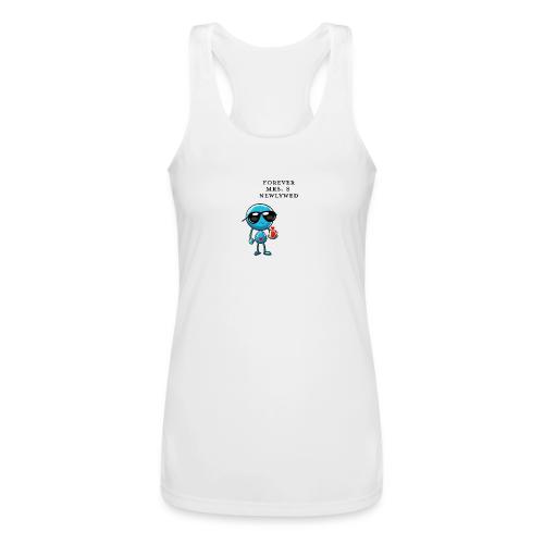 Mrs S Forever Newlywed - Women’s Performance Racerback Tank Top