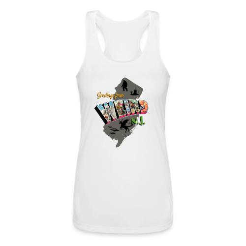 Greetings from WNJ - Women’s Performance Racerback Tank Top