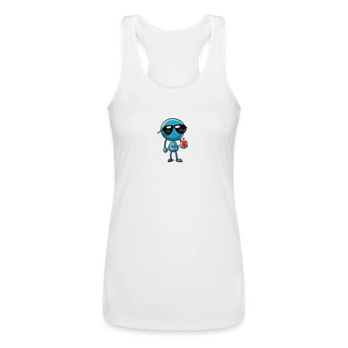 Smoon_I love Mrs S_Blue - Women’s Performance Racerback Tank Top