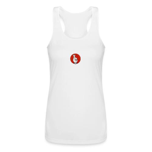 The Fakist Logo - Women’s Performance Racerback Tank Top