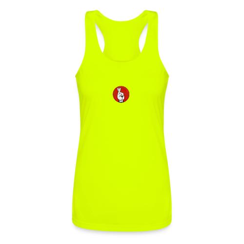 The Fakist Logo - Women’s Performance Racerback Tank Top