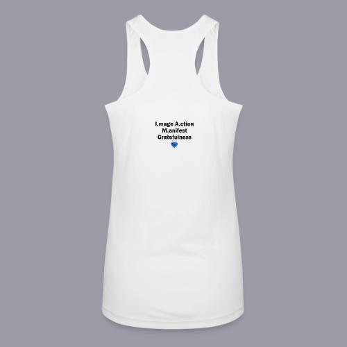 I.mage A.ction M.anifest - Black #1 - Women’s Performance Racerback Tank Top
